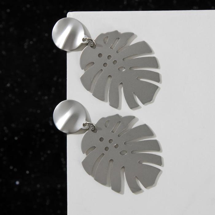 Серьги металл "Тренд" папоротник, цвет серебро
Серьги металл "Тренд" папоротник, цвет серебро