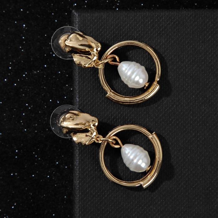 Серьги с жемчугом "Чикаго" бусинка, цвет белый в золоте
Серьги с жемчугом "Чикаго" бусинка, цвет белый в золоте