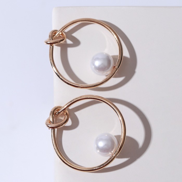 Серьги с жемчугом "Сиеста" узелок любви, цвет белый в золоте
Серьги с жемчугом "Сиеста" узелок любви, цвет белый в золоте