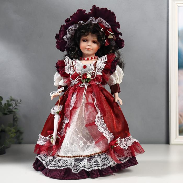 Кукла коллекционная керамика "Клара в вишневом платье" 40 см
Кукла коллекционная керамика "Клара в вишневом платье" 40 см