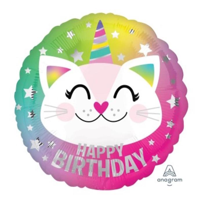 Шар фольгированный 18" круг "Кот-Единорог"
Шар фольгированный 18" круг "Кот-Единорог"