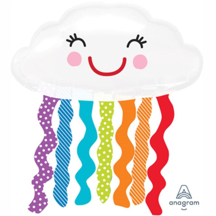 Шар фольгированный 23" фигура "Облако с дождиком улыбчивое"
Шар фольгированный 23" фигура "Облако с дождиком улыбчивое"