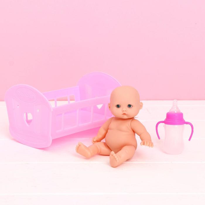 Пупс «Саша» в кроватке, с аксессуарами
Пупс «Саша» в кроватке, с аксессуарами