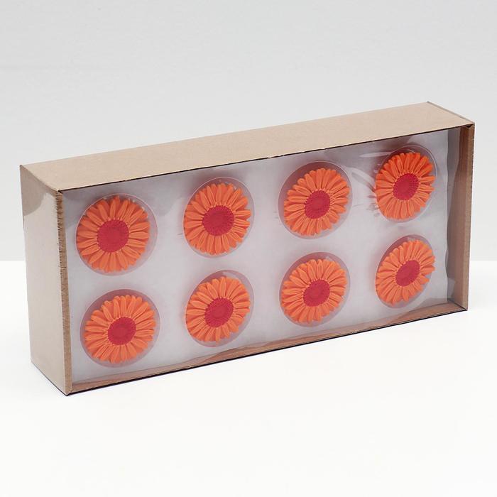 Сахарные цветы «Герберы, ромашки», d 50 мм, 56 шт.
Сахарные цветы «Герберы, ромашки», d 50 мм, 56 шт.