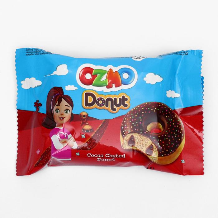 Пончик Ozmo Donut с шоколадной начинкой, 40 г
Пончик Ozmo Donut с шоколадной начинкой, 40 г