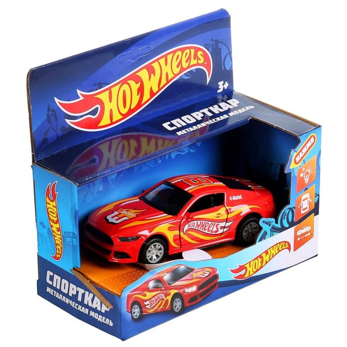 Машина металлическая «Hot Wheels спорткар» 12 см, открываются двери, инерция, световые и звуковые эффекты
Машина металлическая «Hot Wheels спорткар» 12 см, открываются двери, инерция, световые и звуковые эффекты