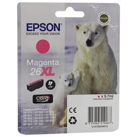 Картридж струйный Epson T2633 C13T26334012 пурпурный для Epson XP-600/700/800 (8.7мл)
Картридж струйный Epson T2633 C13T26334012 пурпурный для Epson XP-600/700/800 (8.7мл)