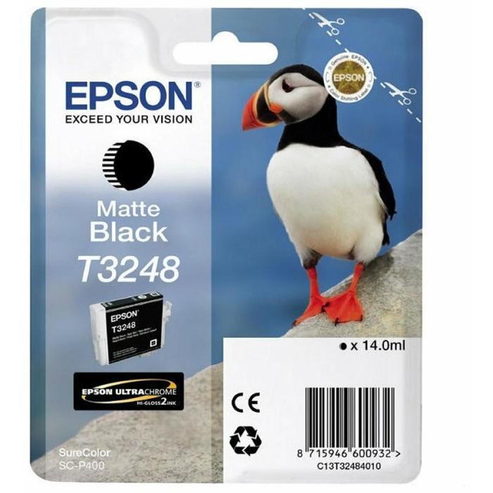 Картридж струйный Epson T3248 C13T32484010 черный матовый для Epson SureColor SC-P400