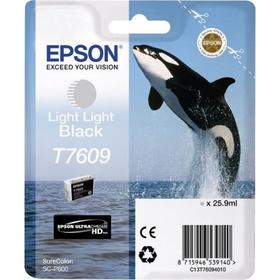 Картридж струйный Epson T7609 C13T76094010 серый для Epson SureColor SC-P600 (25.9мл)
Картридж струйный Epson T7609 C13T76094010 серый для Epson SureColor SC-P600 (25.9мл)