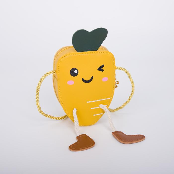 Сумка детская, отдел на молнии, длинный шнурок, цвет жёлтый, «Морковка»
Сумка детская, отдел на молнии, длинный шнурок, цвет жёлтый, «Морковка»