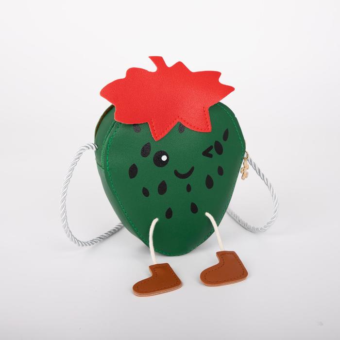 Сумка детская на молнии, цвет зелёный 
Сумка детская на молнии, цвет зелёный