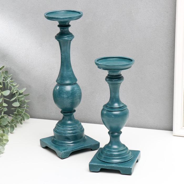 Подсвечник полистоун "Колонна" набор 2 шт синий 25х10х10 33,5х11х11 см
Подсвечник полистоун "Колонна" набор 2 шт синий 25х10х10 33,5х11х11 см