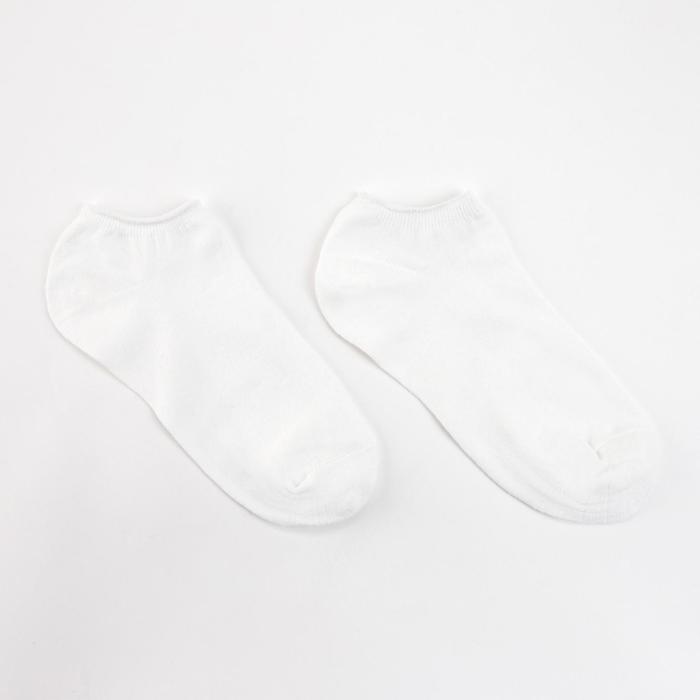 фото Носки мужские укороченные, цвет белый, размер 27 grand line