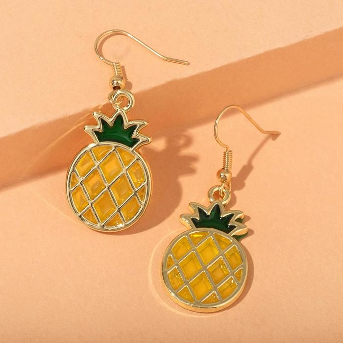 Серьги ассорти "Ананасики" круглые, цвет жёлто-зелёный в золоте
Серьги ассорти "Ананасики" круглые, цвет жёлто-зелёный в золоте