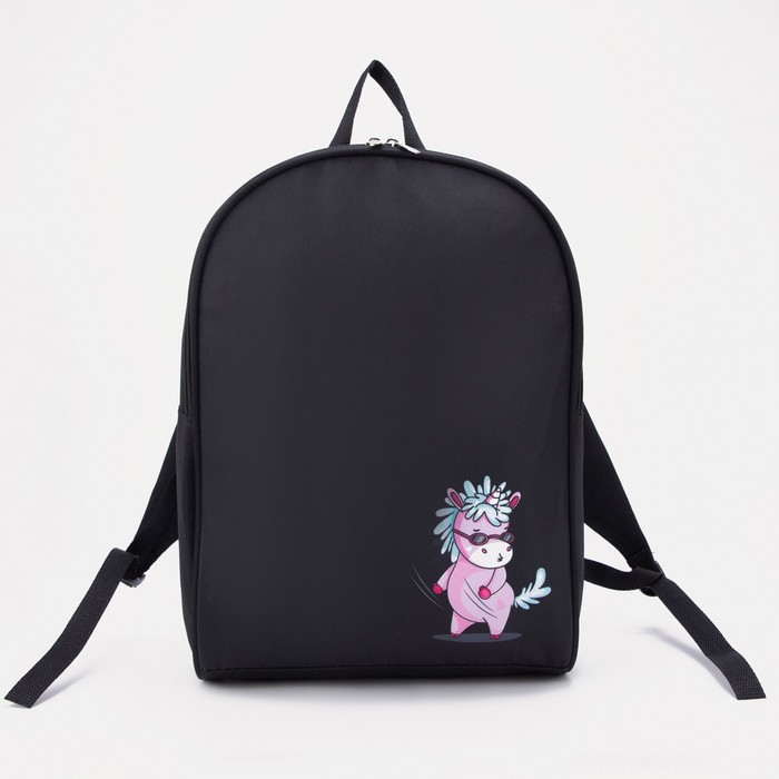Рюкзак молодёжный 27х14х38, трешевый единорожка, чёрный
Рюкзак молодёжный 27х14х38, трешевый единорожка, чёрный