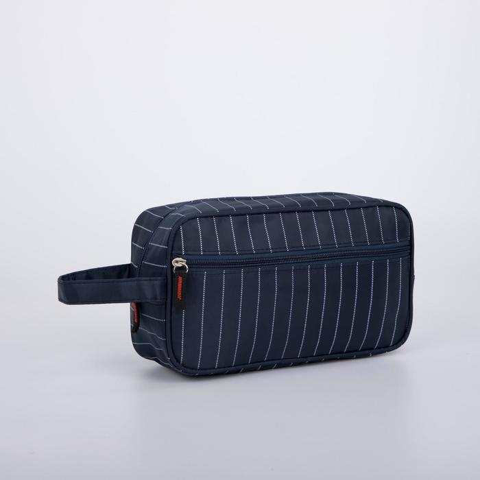 Косметичка на молнии, наружный карман, цвет синий
Косметичка на молнии, наружный карман, цвет синий