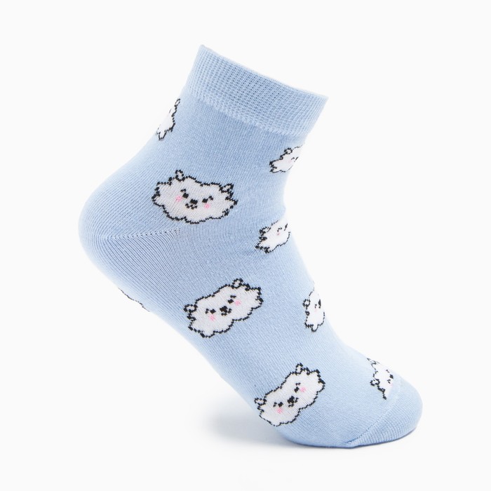 Носки женские В742 "Барашки" цвет голубой, р-р 23-25 
Носки женские В742 "Барашки" цвет голубой, р-р 23-25