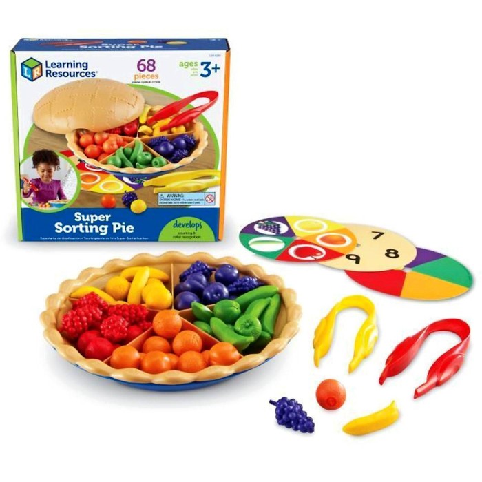 Набор для сортировки «Ягодный пирог», 68 элементов
Набор для сортировки «Ягодный пирог», 68 элементов