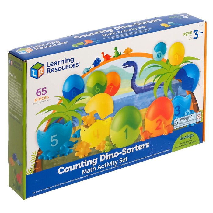 Набор для сортировки «Дино-счет», 65 элементов
Набор для сортировки «Дино-счет», 65 элементов