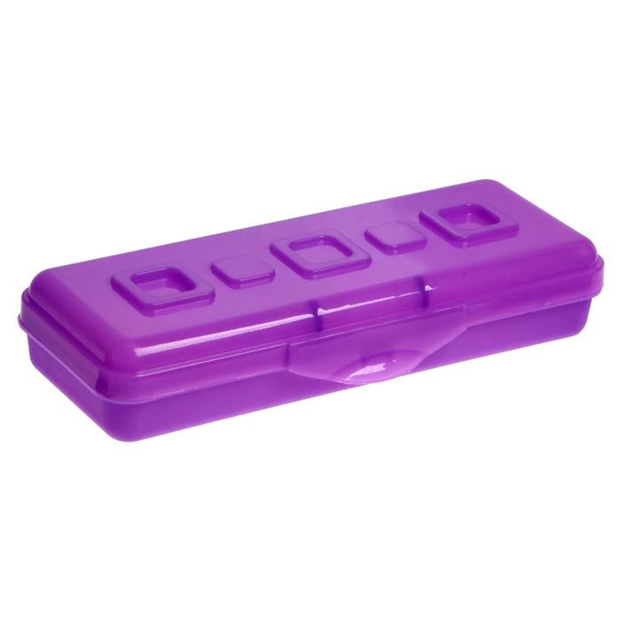 фото Пенал-футляр calligrata гамма, 80 х 205 х 38 мм, пластиковый, непрозрачный, микс