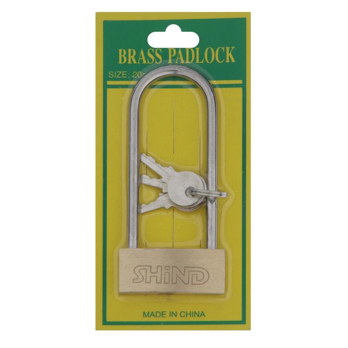 фото Замок навесной, тип 1, 42х90 мм, 3 ключа тундра