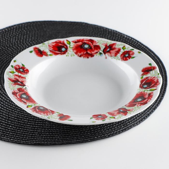 Тарелка глубокая «Маки бортовые», d=24 см, вырезной край
Тарелка глубокая «Маки бортовые», d=24 см, вырезной край