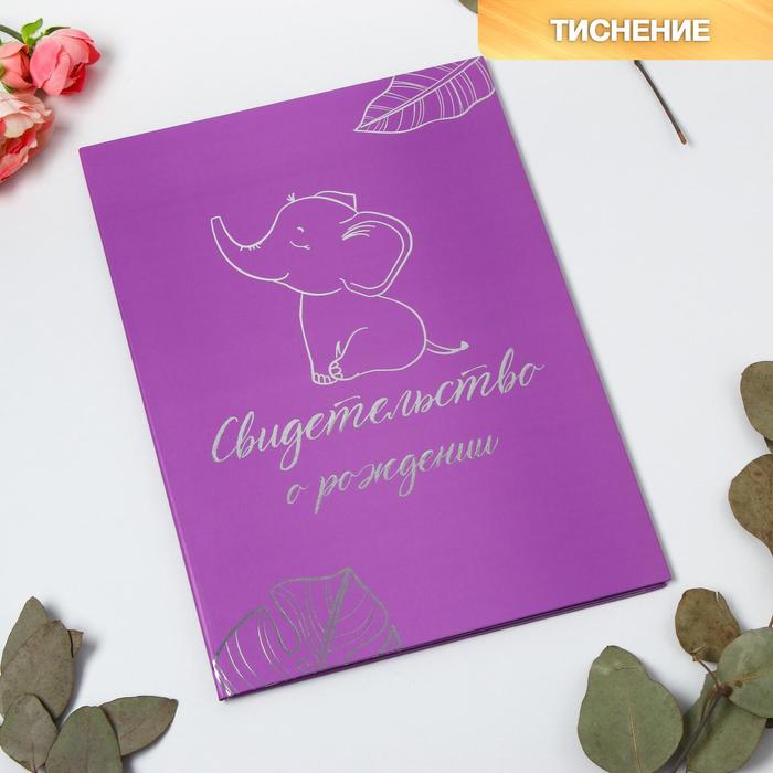 Папка под свидетельство о рождении, цвет нежно-фиолетовый, А4, 22 х 31 см
Папка под свидетельство о рождении, цвет нежно-фиолетовый, А4, 22 х 31 см