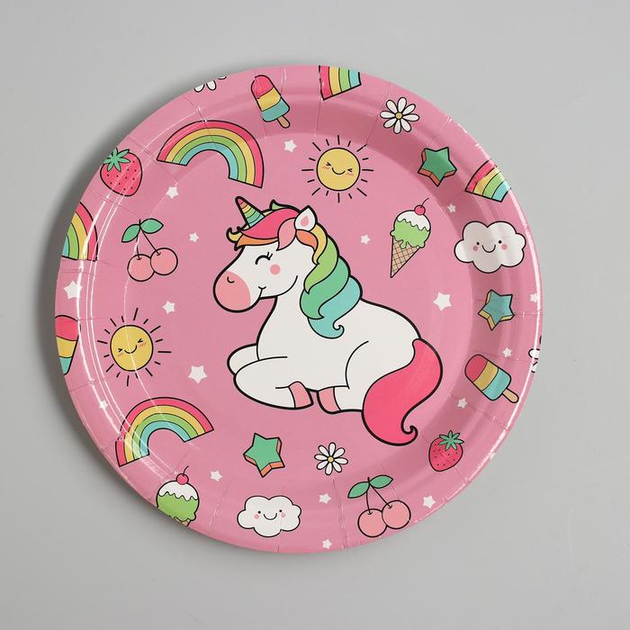 Тарелка бумажная «Единорог», набор 6 шт.
Тарелка бумажная «Единорог», набор 6 шт.