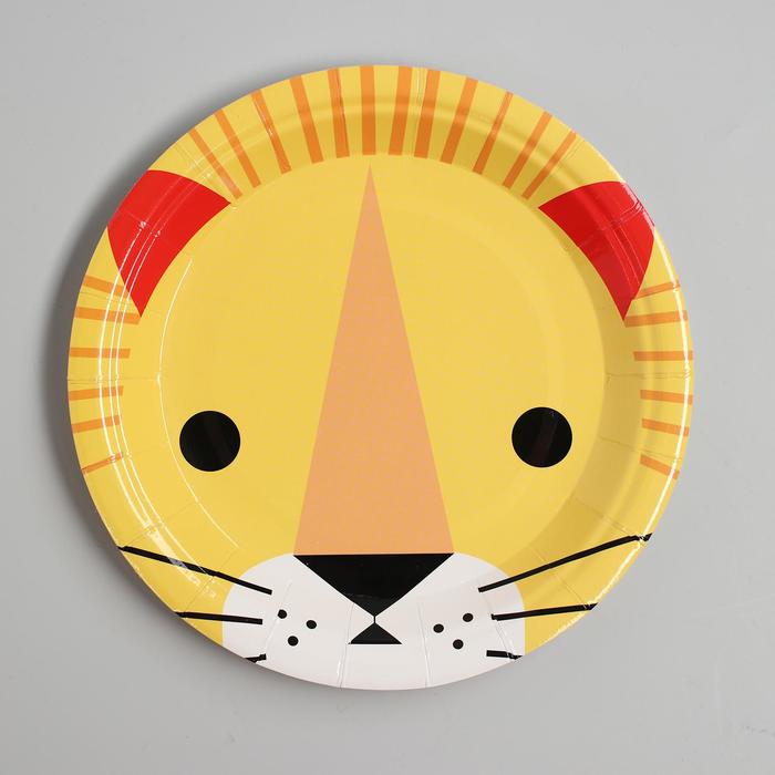 Тарелка бумажная «Лев», набор 6 шт.
Тарелка бумажная «Лев», набор 6 шт.