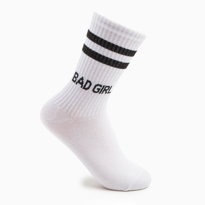 Носки женские «Плохая девочка» цвет белый, размер 23-25
Носки женские «Плохая девочка» цвет белый, размер 23-25