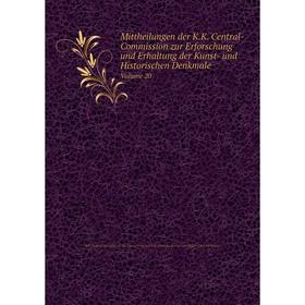 Книга Mittheilungen der KK Central-Commission zur Erforschung und Erhaltung der Kunst- und Historischen DenkmaleVolume 20
Книга Mittheilungen der KK Central-Commission zur Erforschung und Erhaltung der Kunst- und Historischen DenkmaleVolume 20