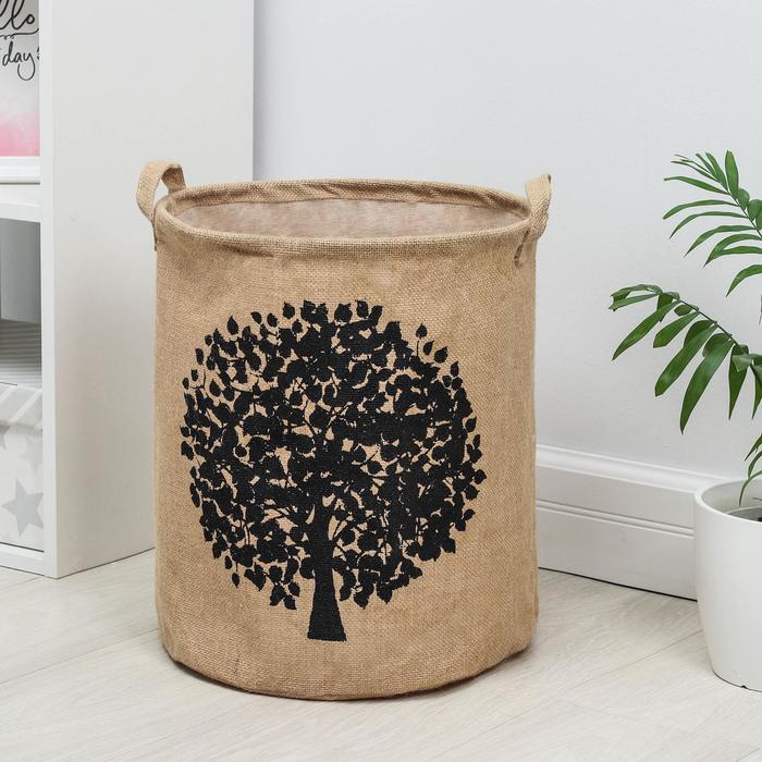 Корзина бельевая текстильная «Древо», 35×40 см, цвет бежевый
Корзина бельевая текстильная «Древо», 35×40 см, цвет бежевый