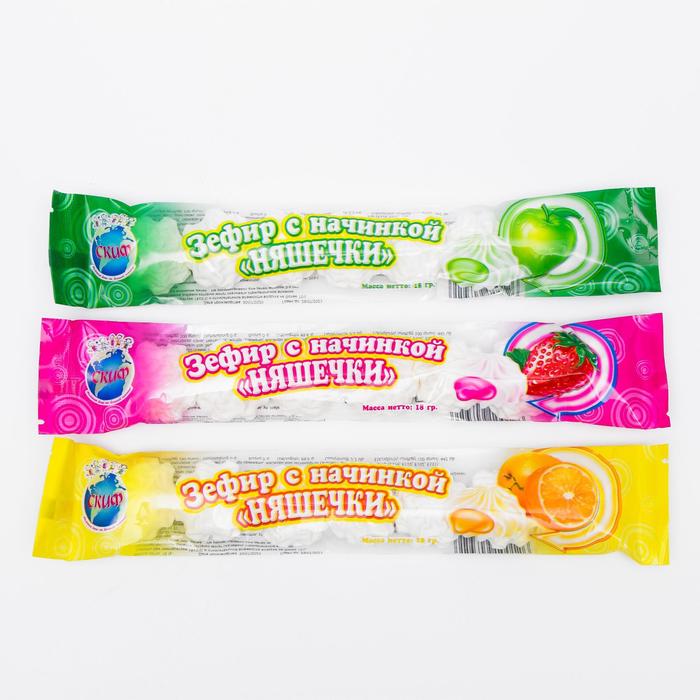 Зефирные плюшечки "Няшечки" с начинкой ассорти, 18 г
Зефирные плюшечки "Няшечки" с начинкой ассорти, 18 г