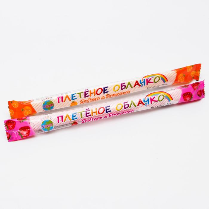 Зефир с джемом "Плетёное облачко", 14 г
Зефир с джемом "Плетёное облачко", 14 г