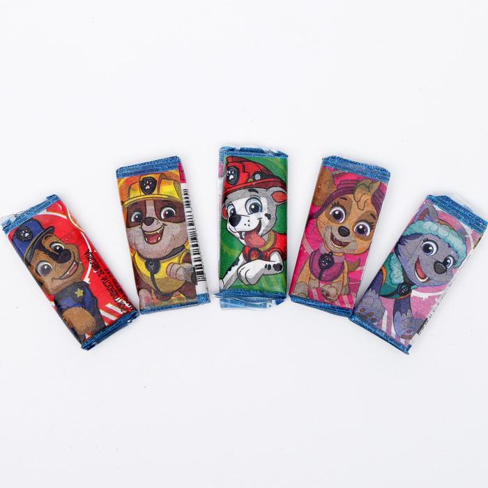 Жевательная резинка "Щенячий патруль" недражированная с тату, 2,5г.
Жевательная резинка "Щенячий патруль" недражированная с тату, 2,5г.