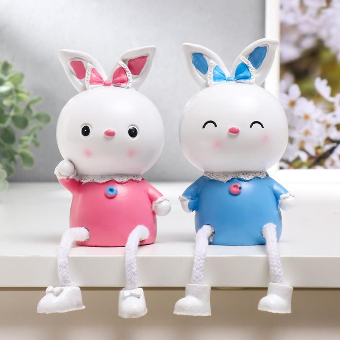 Сувенир полистоун "Зайка с бантиком и длинными ножками" набор 2 шт 20х7х5,5 см
Сувенир полистоун "Зайка с бантиком и длинными ножками" набор 2 шт 20х7х5,5 см