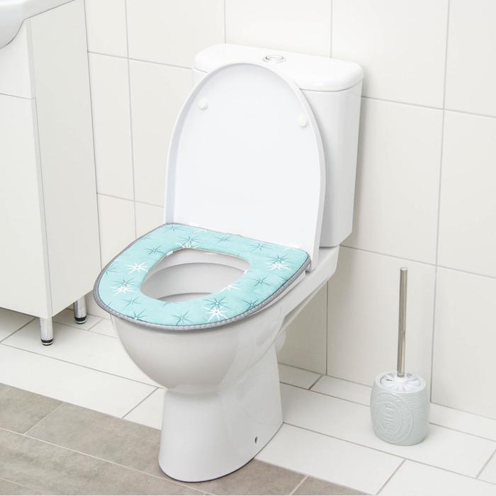 Чехол на сиденье для унитаза на липучках «Звезда», 37×42 см, цвет МИКС
Чехол на сиденье для унитаза на липучках «Звезда», 37×42 см, цвет МИКС
