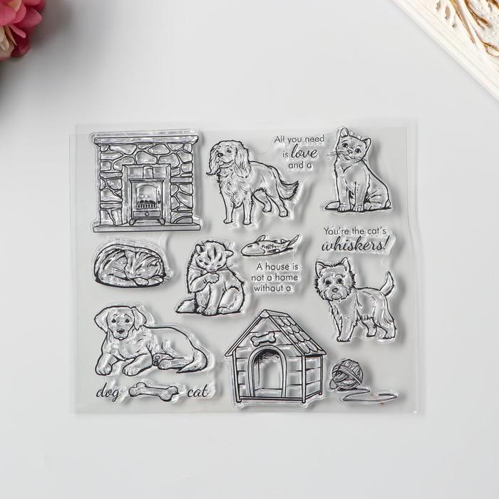 Штамп для творчества силикон "Кошки и собаки" 15х17 см
Штамп для творчества силикон "Кошки и собаки" 15х17 см