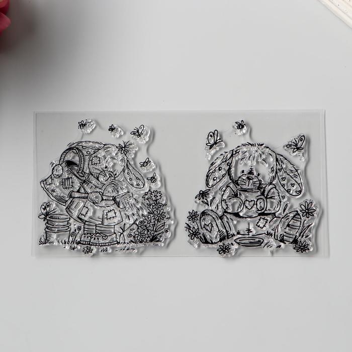 Штамп для творчества силикон "Зайки садоводы" 7,5х14,5 см
Штамп для творчества силикон "Зайки садоводы" 7,5х14,5 см