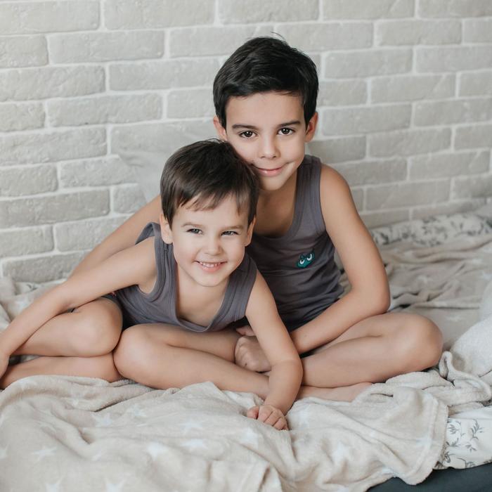 Майка для мальчика Funny, рост 122-128 см, цвет серый
Майка для мальчика Funny, рост 122-128 см, цвет серый