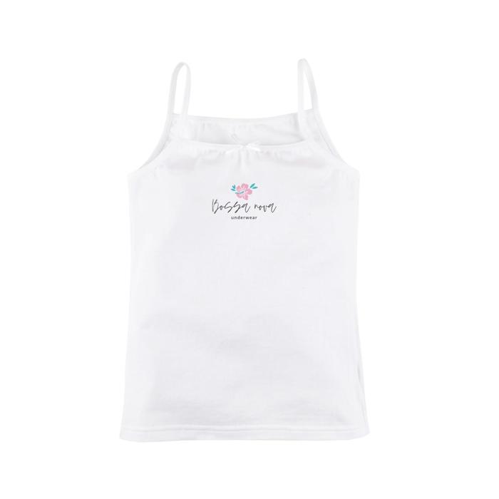 Майка для девочек Funny, рост 110-116 см, цвет белый
Майка для девочек Funny, рост 110-116 см, цвет белый