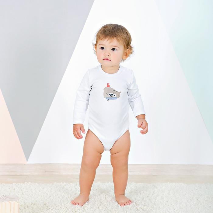 Боди с длинным рукавом Milka, рост 62 см, цвет белый
Боди с длинным рукавом Milka, рост 62 см, цвет белый