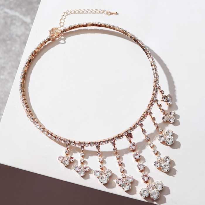 Колье "Голливуд" обруч с нитями, цвет белый в золоте, d=12 , длина 12см
Колье "Голливуд" обруч с нитями, цвет белый в золоте, d=12 , длина 12см