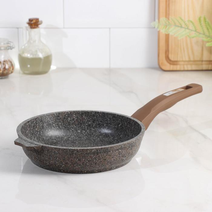 Сковорода Premium, d=20 см, цвет коричневый
Сковорода Premium, d=20 см, цвет коричневый