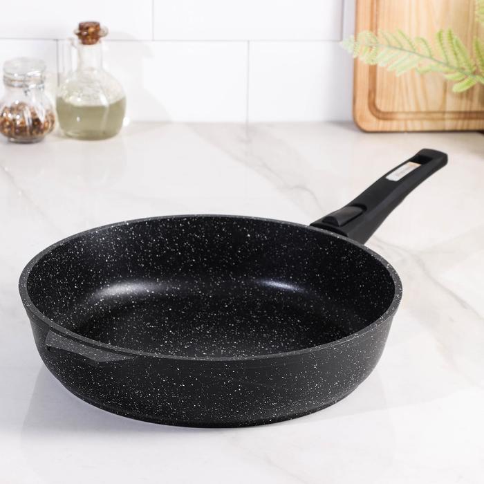 Сковорода Premium Гранит black, d=30 см, съёмная ручка
Сковорода Premium Гранит black, d=30 см, съёмная ручка