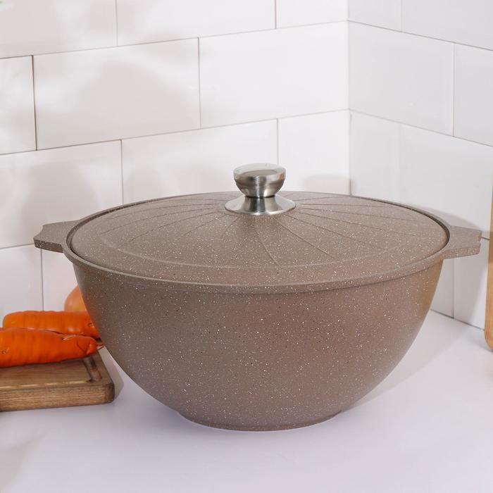 Казан Гранит, 10 л, цвет коричневый
Казан Гранит, 10 л, цвет коричневый