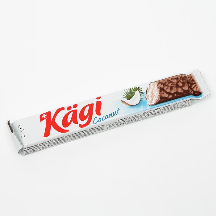 Вафли Kägi Coconut с кокосовым кремом в молочном шоколаде, 25 г
Вафли Kägi Coconut с кокосовым кремом в молочном шоколаде, 25 г