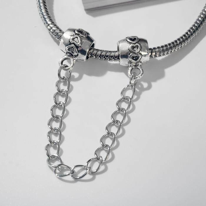 Разделитель "Бусины" на цепочке, цвет серебро
Разделитель "Бусины" на цепочке, цвет серебро