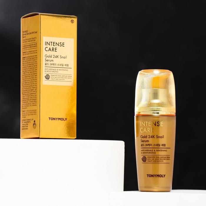 Сыворотка для лица TONYMOLY с муцином улитки и коллоидным золотом, 35 мл