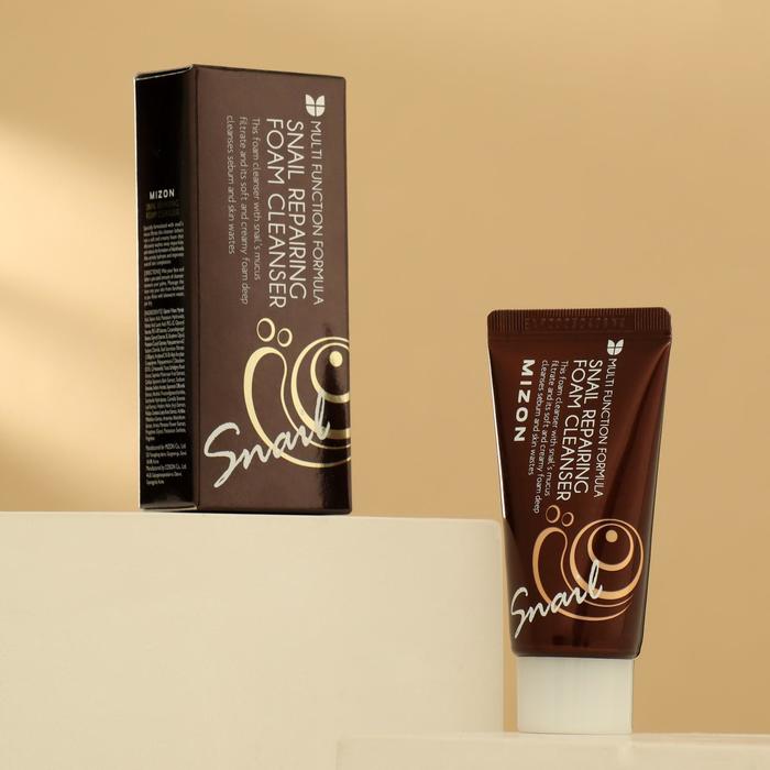 Пенка для умывания MIZON Snail Repairing Mini c муцином улитки, 30 мл
Пенка для умывания MIZON Snail Repairing Mini c муцином улитки, 30 мл